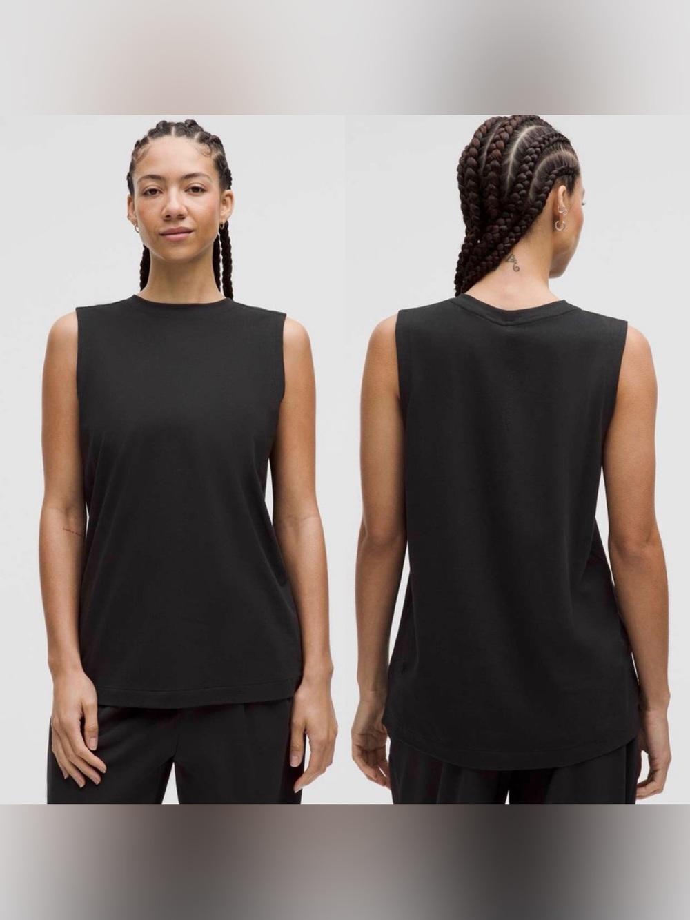 NWT Lululemon 2025 All Yours Organic Cotton Tank Top Black
